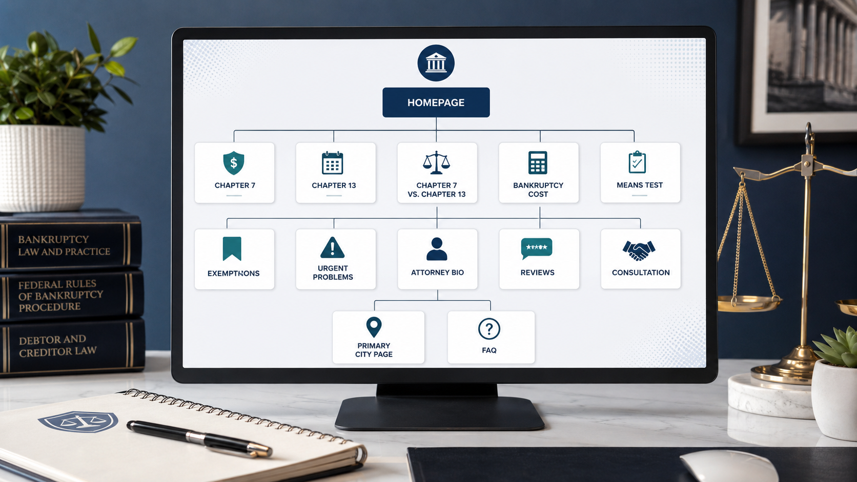 Pages Every Bankruptcy Attorney Website Should Have
